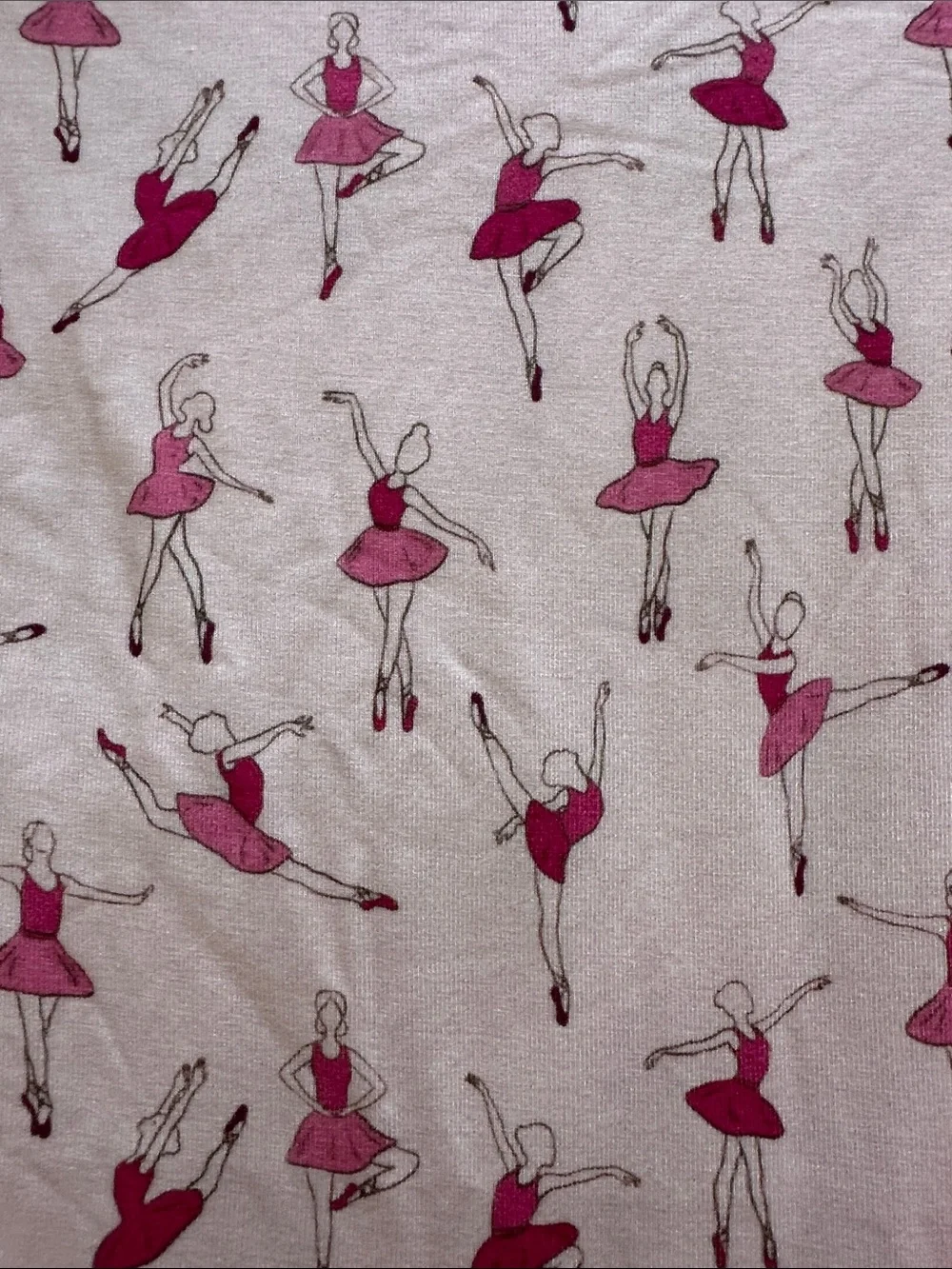 Goosies Pink Ballerina Print Kids Pajama Set